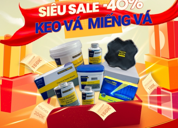 SIÊU SALE CUỐI THÁNG – Giảm 40% keo vá, miếng vá TRUFLEX/PANG chính hãng tại NPT Solutions