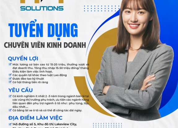 NPT Solutions Tuyển Dụng Chuyên Viên Kinh Doanh Thiết Bị Gara Ô Tô