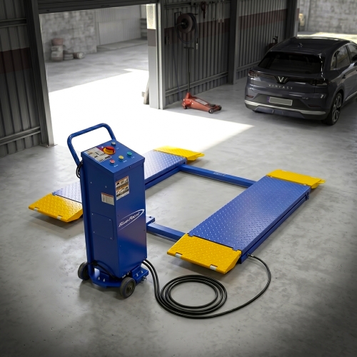 Cầu Nâng Kiểu Xếp Di Động  (Blue-Point)